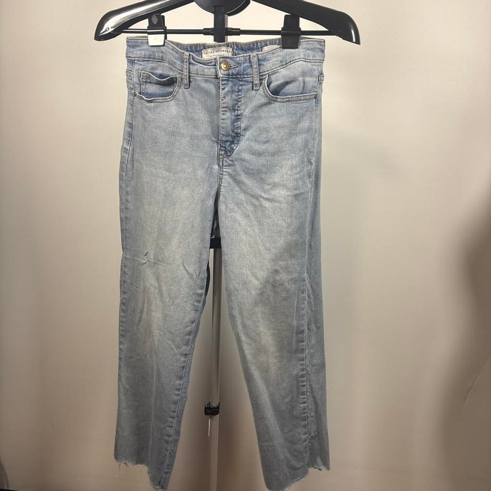 Social Standard high-wasted straight-leg jeans